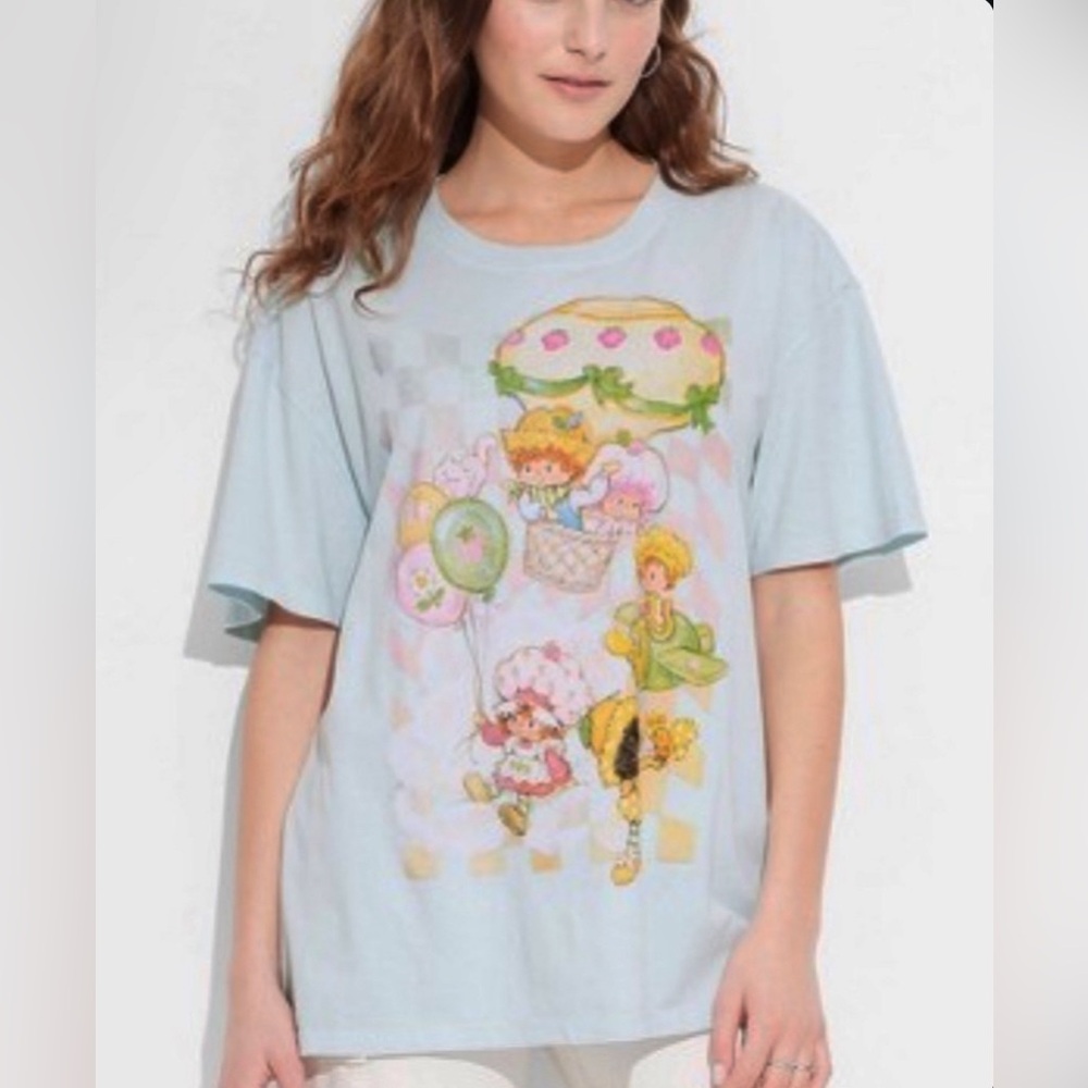 NEW Strawberry Shortcake Oversized Graphic Tee